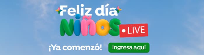 LIVE - Live Shopping Día del  niño - 30-07-2026 al 30-07-2026
