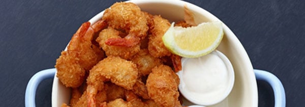 Camarones apanados