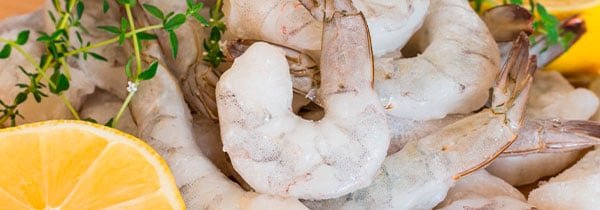 Camarones crudos