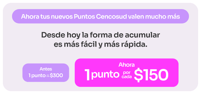 Tus Puntos Cencosud valen mucho más