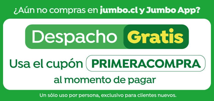 Exclusivas - cupón primera compra, un solo uso por cliente, solo clientes nuevos. excluye salas: J410 | J843 | J513  | J519 - 12-05-2026 al 30-06-2026