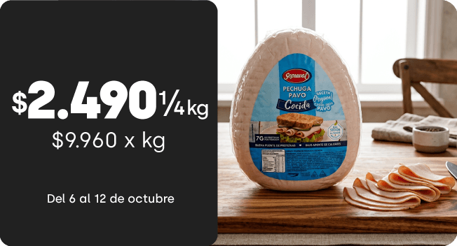 Pechuga de pavo