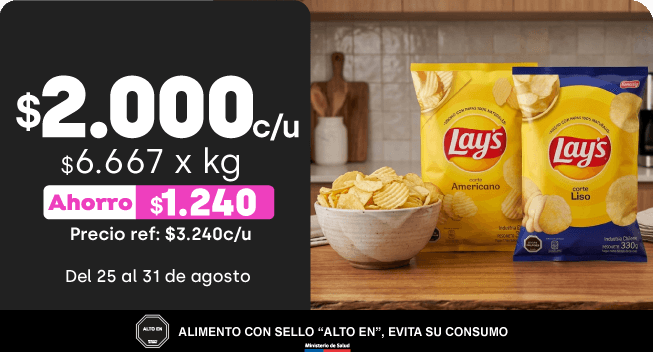 Papas fritas Lay's