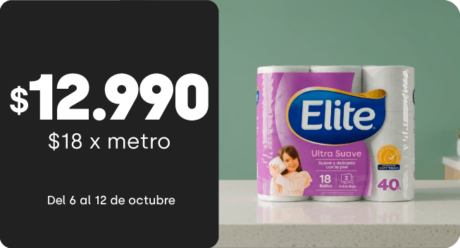 Papel higiénico Elite Ultra
