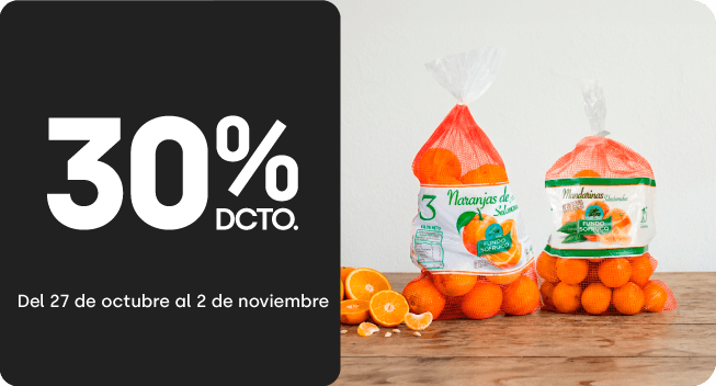 Naranja y mandarina malla Sofruco