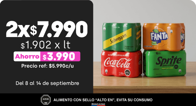 Bebidas seleccionadas