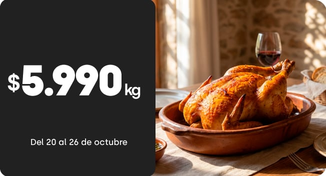 Pollo asado deli kg