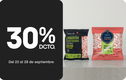 Camarón cocido sin cáscara