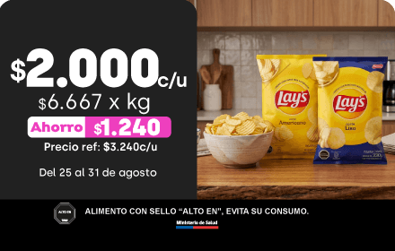 Papas fritas Lay's