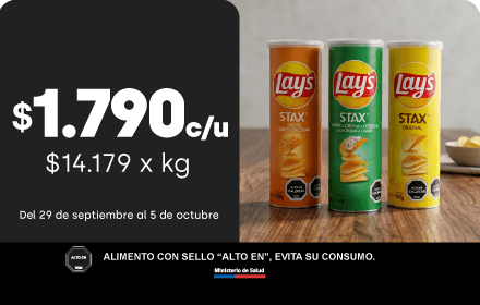Papas fritas Lay's Stax