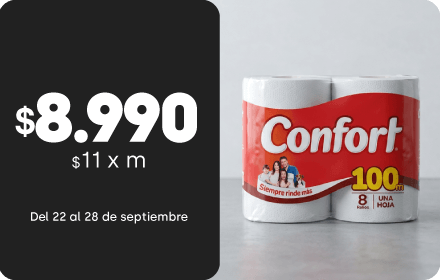 Papel higiénico Confort