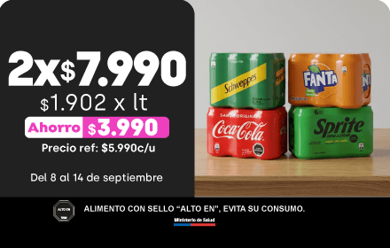 Bebidas seleccionadas