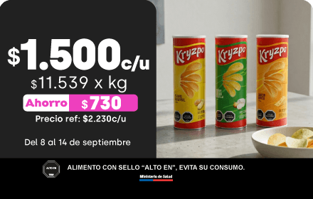 Papas fritas Kryzpo 130g