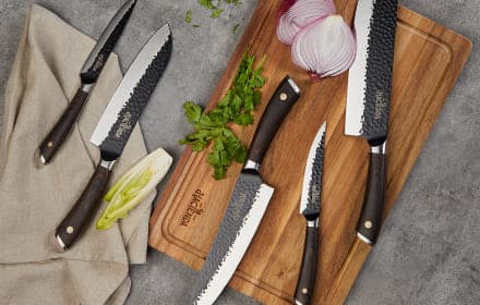 Cuchillos y tablas de cortar