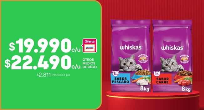 Alimento gato Whiskas