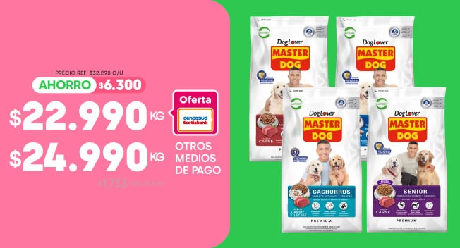 Alimento Master Dog 15kg