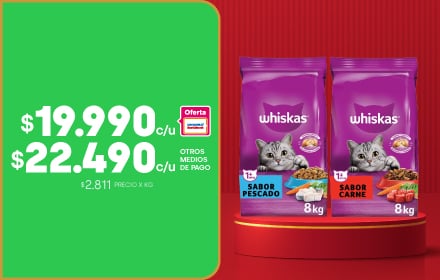 Alimento gato Whiskas