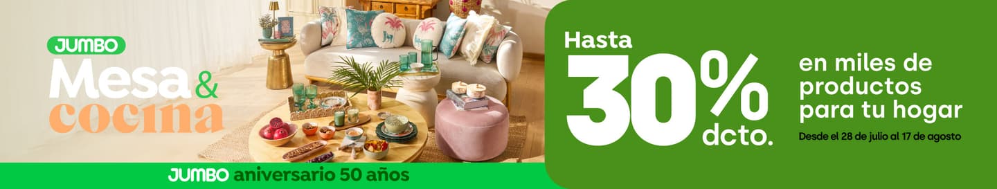 Mesa & cocina hasta 30% . en miles de productos para tu hoga