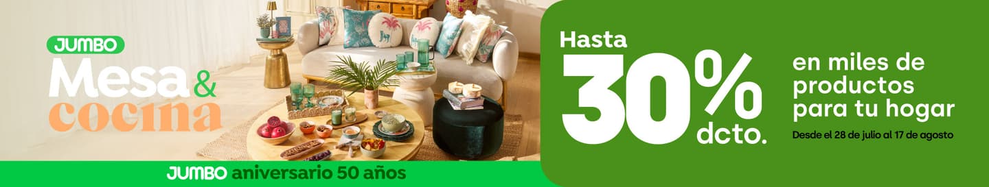 Mesa & cocina hasta 30% . en miles de productos para tu hoga