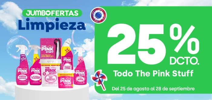 Especial - Todo The Pink Stuff 25% dcto. - 24-08-yyyy al 28-09-yyyy