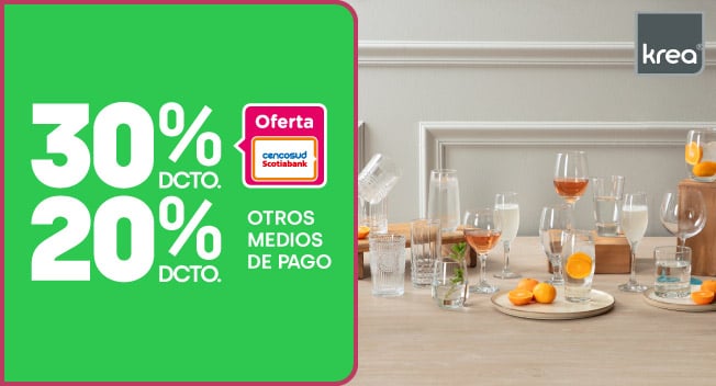 Vasos y copas Krea