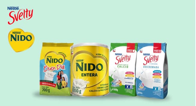 Leche Nido y Svelty
