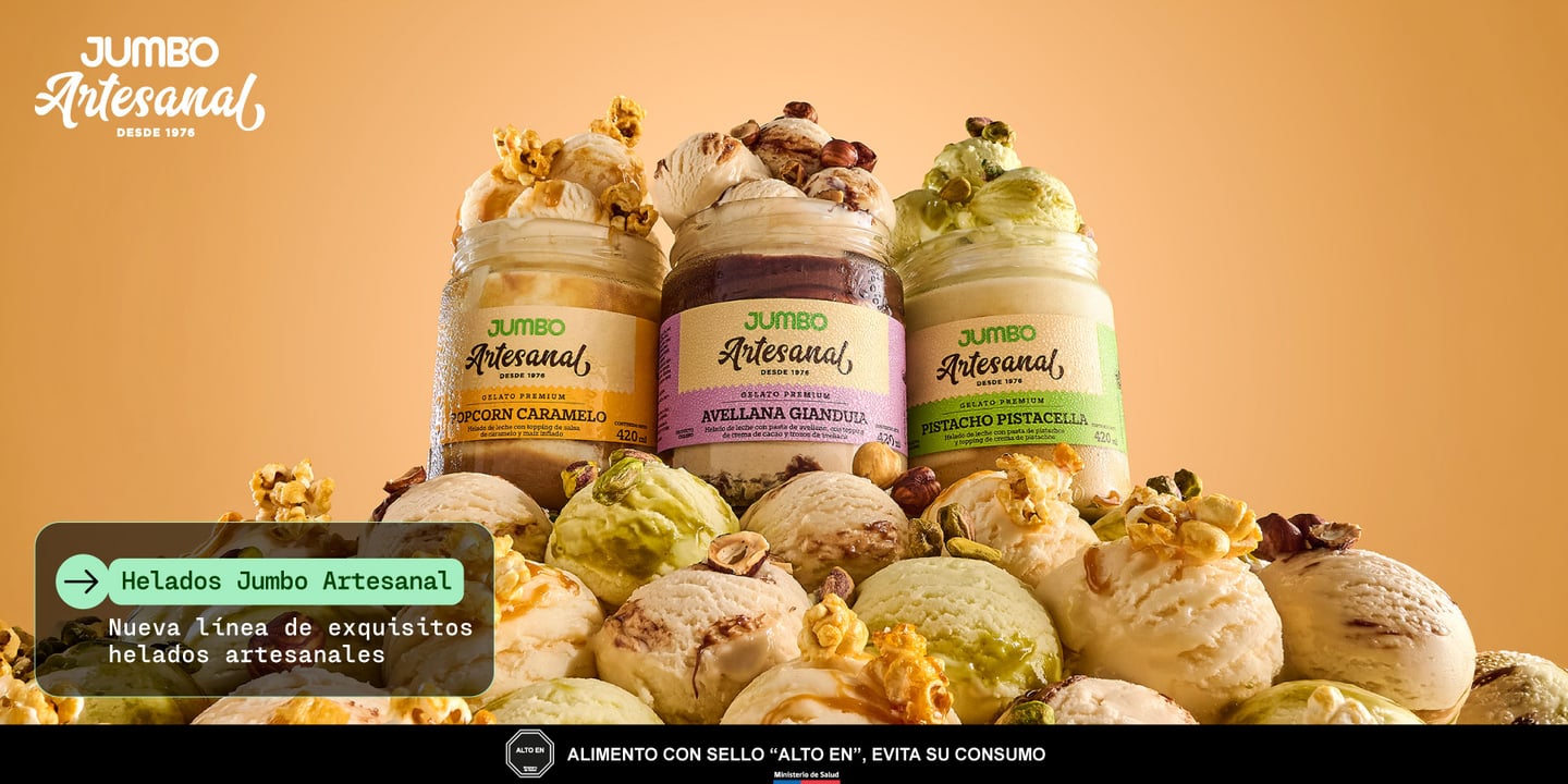 Nueva línea Helados Jumbo Artesanal
