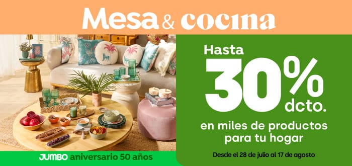 Especial - Especial Mesa&Cocina - Hasta 30%dcto. en miles de productos para tu hogar - 28-07-2026 al 17-08-2026