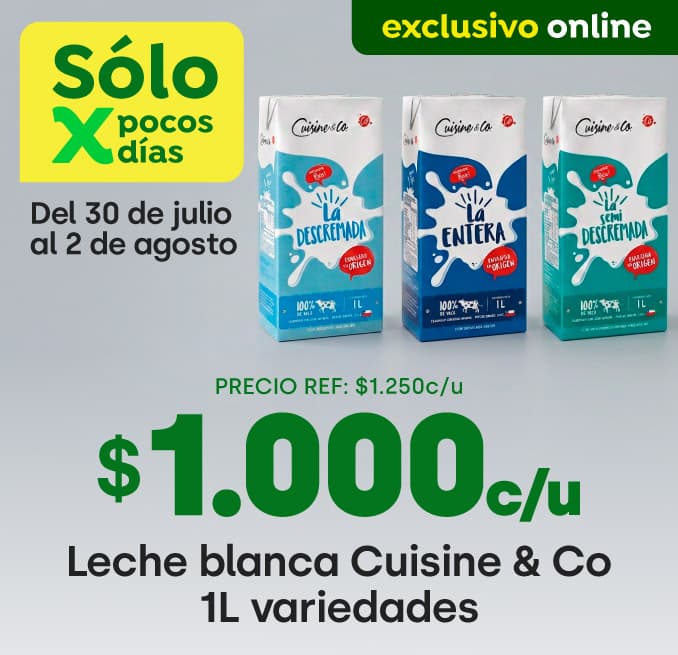 Excl ecomm c & co leche blanca 1L