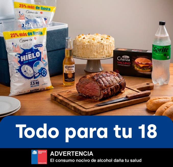 Todas las ocasiones de consumo 18cheras