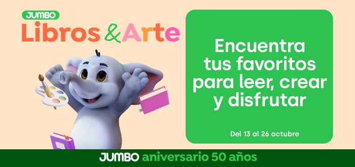 Especial - Todas las ofertas especial Jumbo libros y artes: encuentra tus favoritos para leer, crear y disfrutar - 13-10-2026 al 26-10-2026