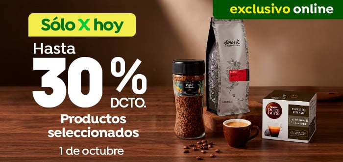 Efemeride día internacional del café hasta 35% . en café seleccionados