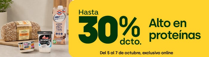 Cyber - ALTO EN PROTEÍNAS - HASTA 30% DCTO - 05-10-2026 al 07-10-2026