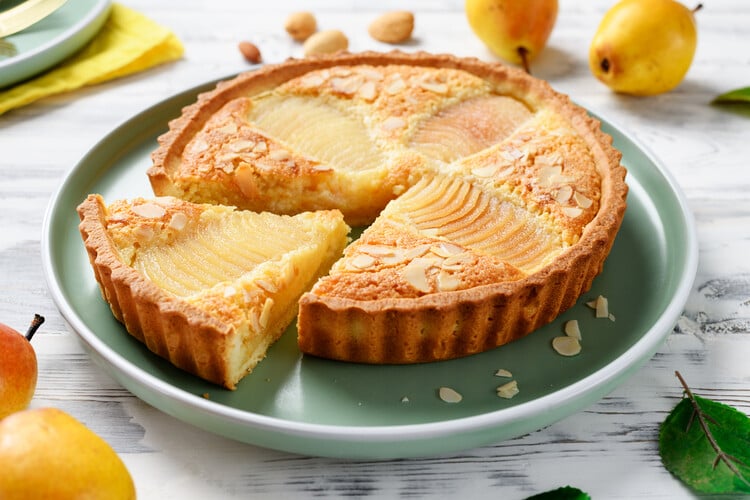 Tarta Frangipane de Pera