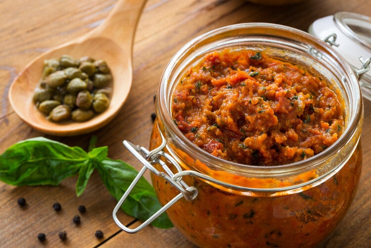 Pesto de tomates