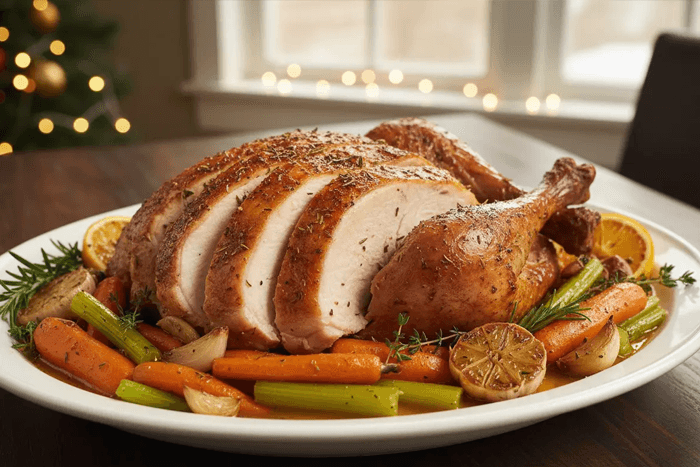 Pavo al horno
