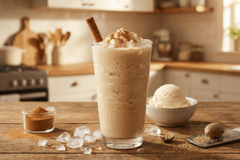 Postre batido de cola de mono