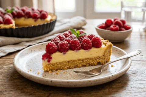 Kuchen de frambuesa