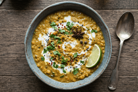 Lentejas al curry
