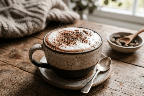 Chocolate caliente sin azúcar