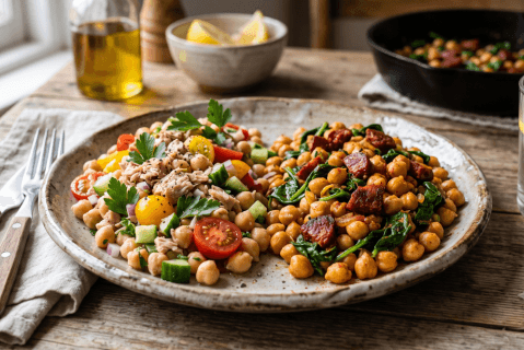 Recetas fáciles con garbanzos para la semana