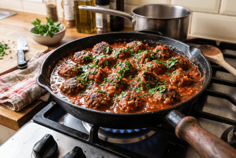 Albóndigas en salsa