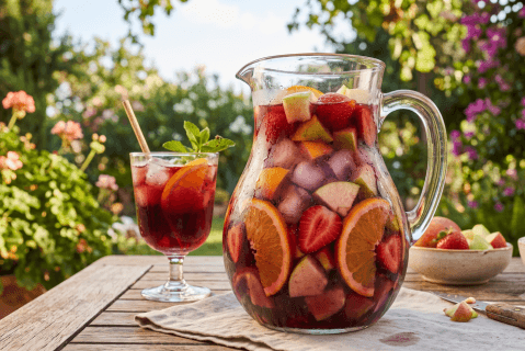 Vino con frutas