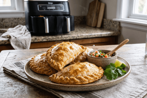 Empanadas de pino en air fryer