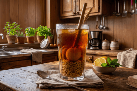 Mote con huesillo refrescante