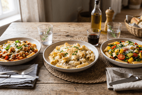 Recetas fáciles con fideos para niños
