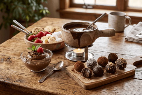 Recetas fáciles de postres con chocolate