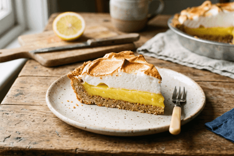 Pie de limón sin gluten